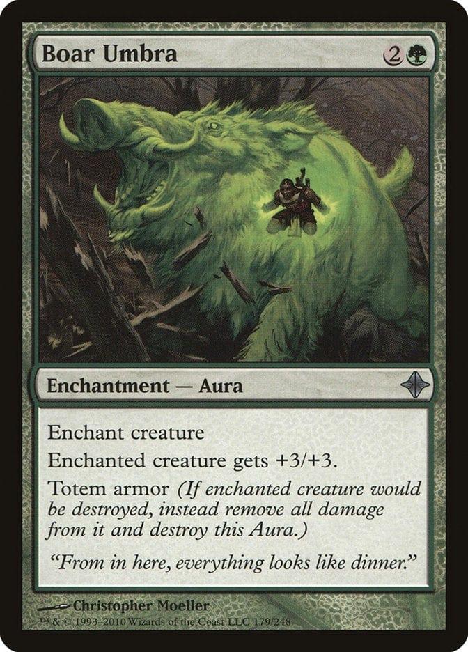 Magic: The Gathering MTG Single Boar Umbra [Rise of the Eldrazi]