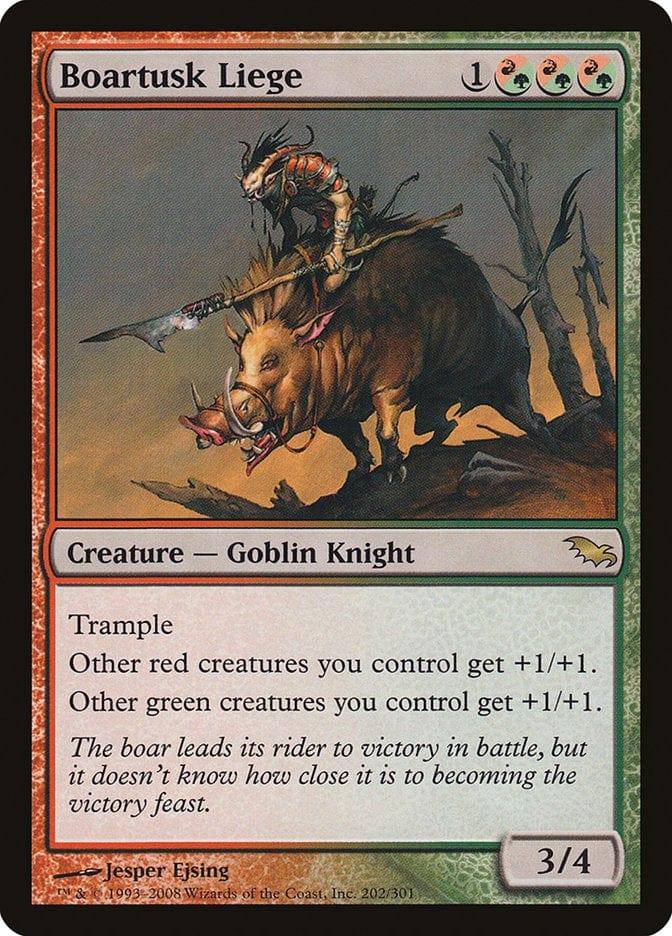 Magic: The Gathering MTG Single Boartusk Liege [Shadowmoor]