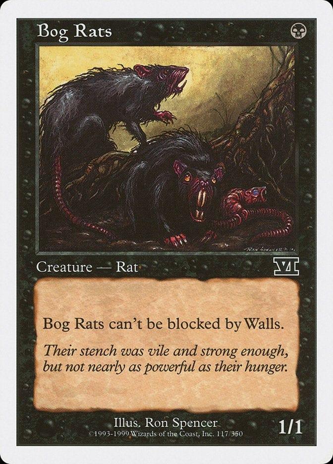 Magic: The Gathering MTG Single Bog Rats [Classic Sixth Edition]