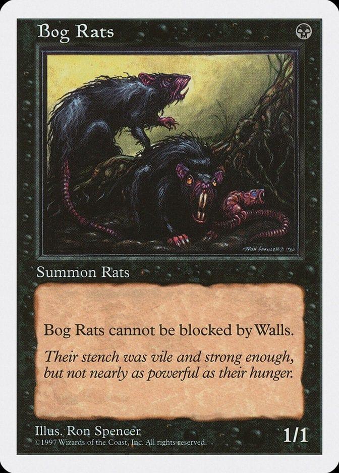 Magic: The Gathering MTG Single Bog Rats [Fifth Edition]
