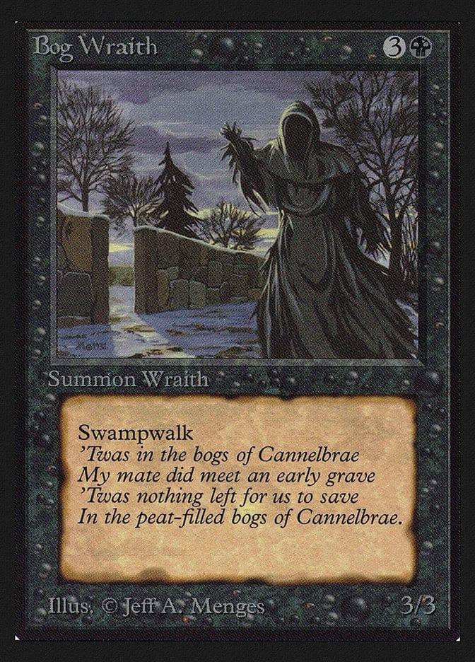 Magic: The Gathering MTG Single Bog Wraith [Collectors’ Edition]