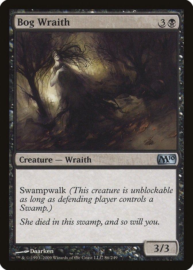 Magic: The Gathering MTG Single Bog Wraith [Magic 2010]
