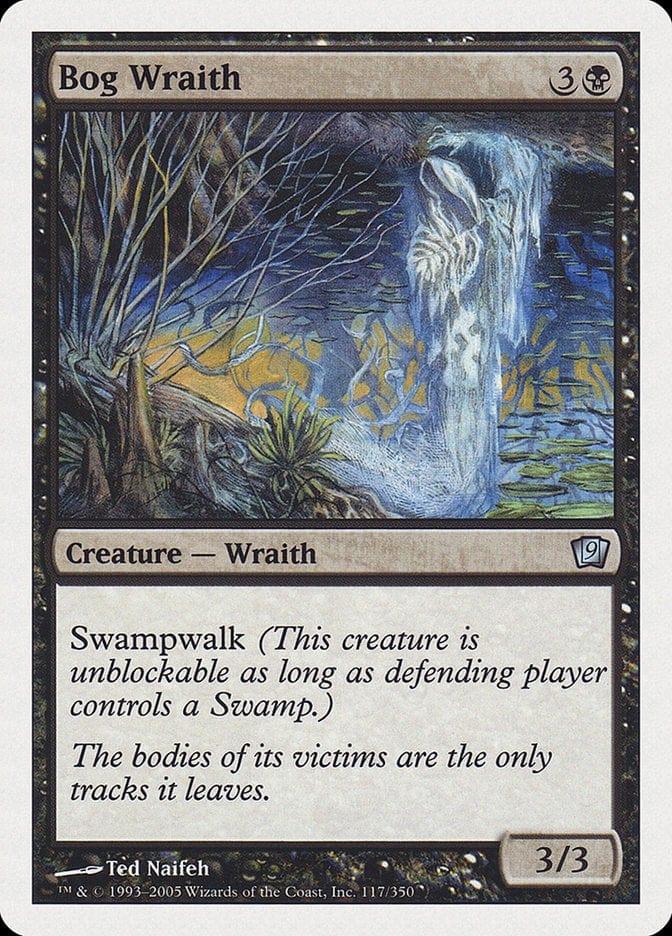 Magic: The Gathering MTG Single Bog Wraith [Ninth Edition]