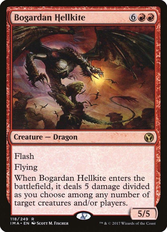 Magic: The Gathering MTG Single Bogardan Hellkite [Iconic Masters]