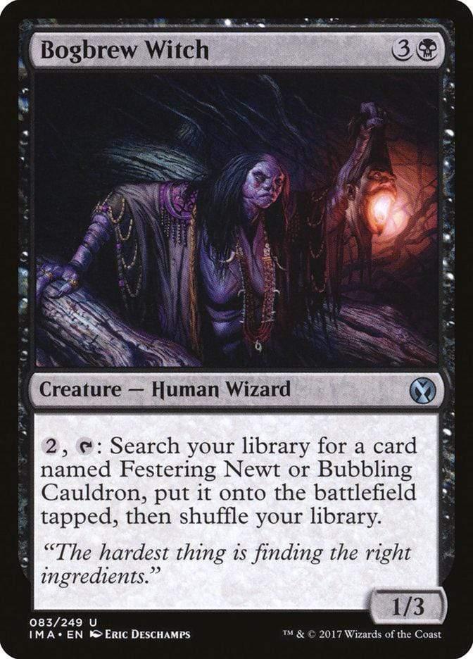 Magic: The Gathering MTG Single Bogbrew Witch [Iconic Masters]