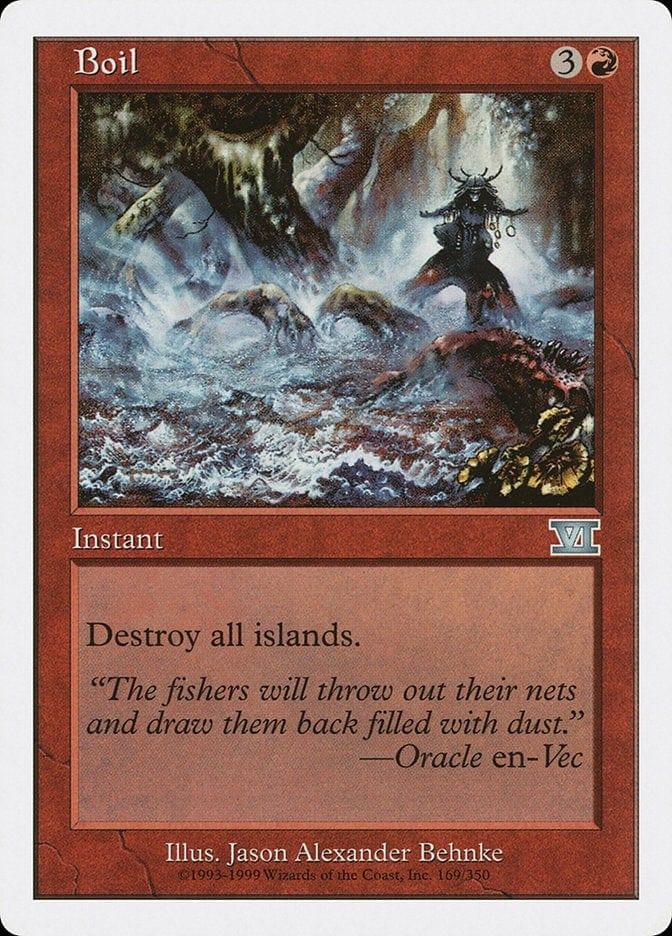 Magic: The Gathering MTG Single Boil [Classic Sixth Edition]