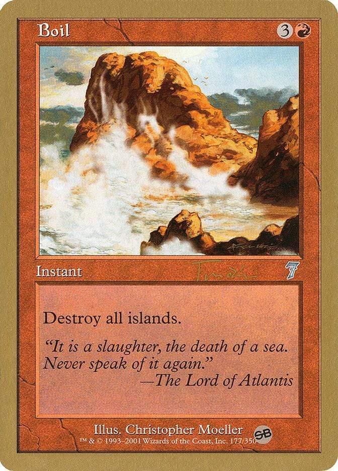 Magic: The Gathering MTG Single Boil (Jan Tomcani) (SB) [World Championship Decks 2001]