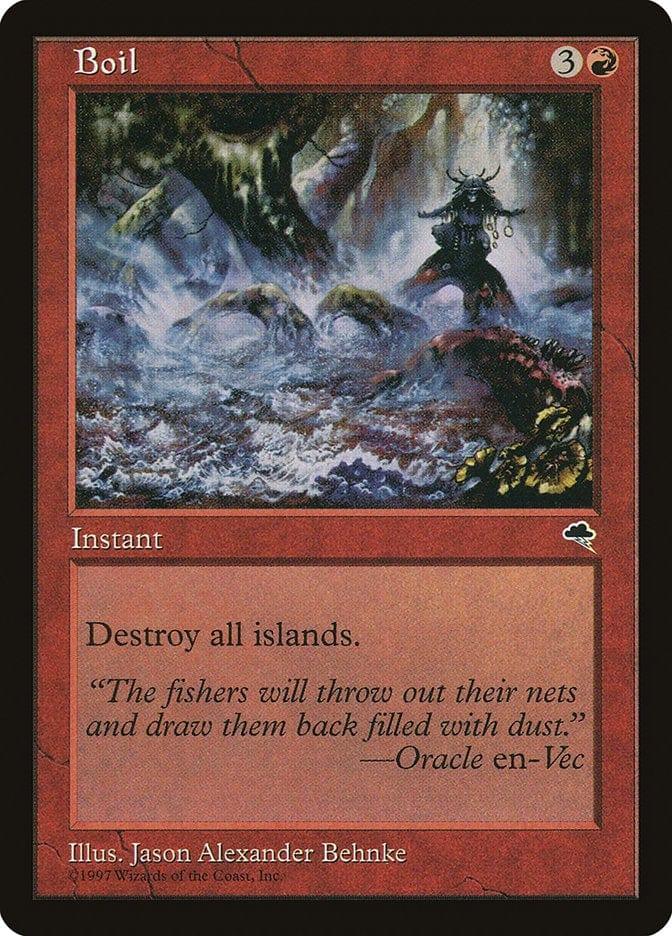 Magic: The Gathering MTG Single Boil [Tempest]