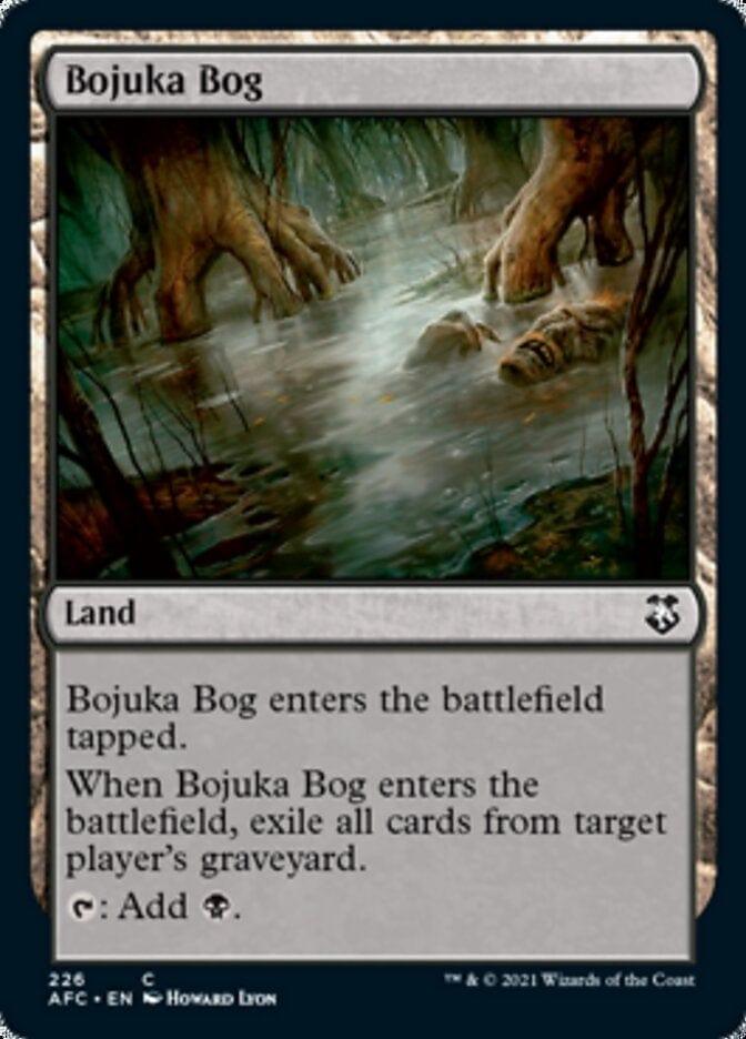 Magic: The Gathering MTG Single Bojuka Bog [Dungeons & Dragons: Adventures in the Forgotten Realms Commander]