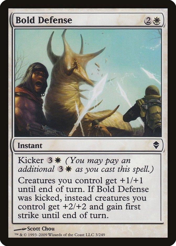Magic: The Gathering MTG Single Bold Defense [Zendikar]