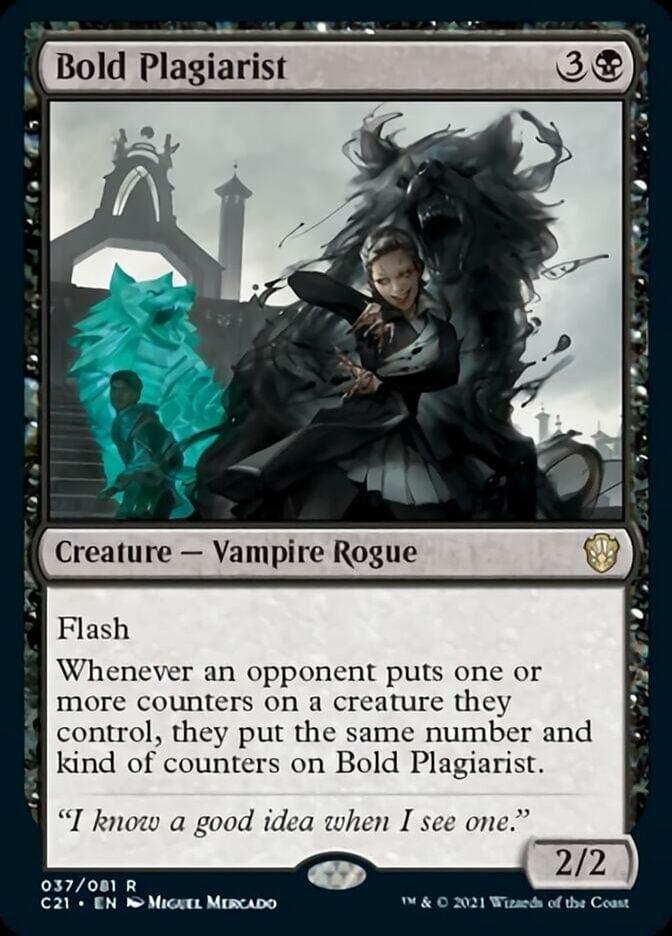 Magic: The Gathering MTG Single Bold Plagiarist [Commander 2021]