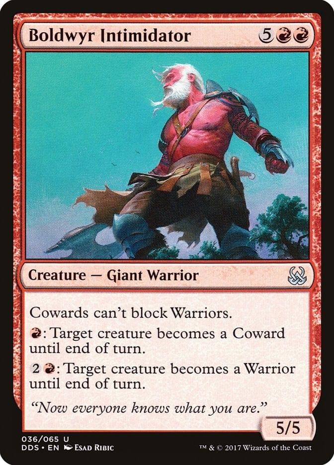 Magic: The Gathering MTG Single Boldwyr Intimidator [Duel Decks: Mind vs. Might]