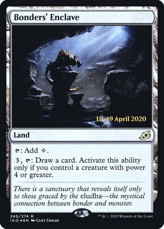 Magic: The Gathering MTG Single Bonders' Enclave  [Ikoria: Lair of Behemoths Prerelease Promos]