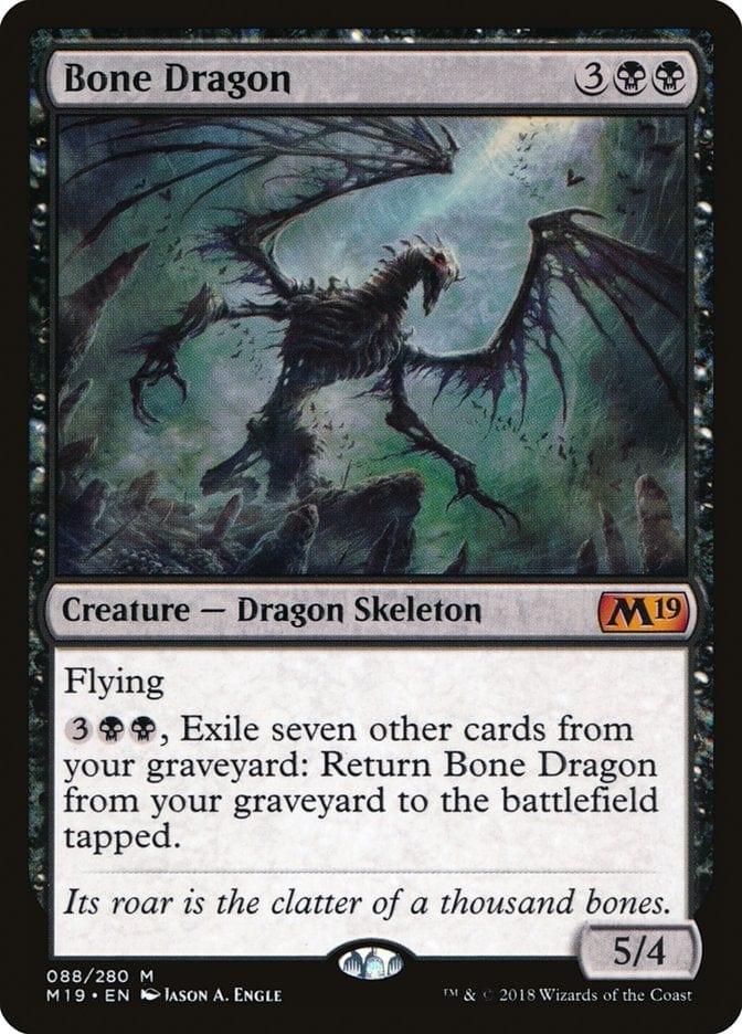 Magic: The Gathering MTG Single Bone Dragon [Core Set 2019]
