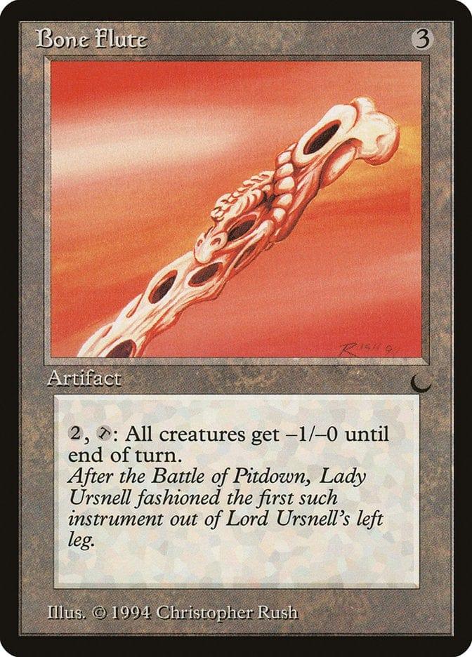 Magic: The Gathering MTG Single Bone Flute [The Dark]