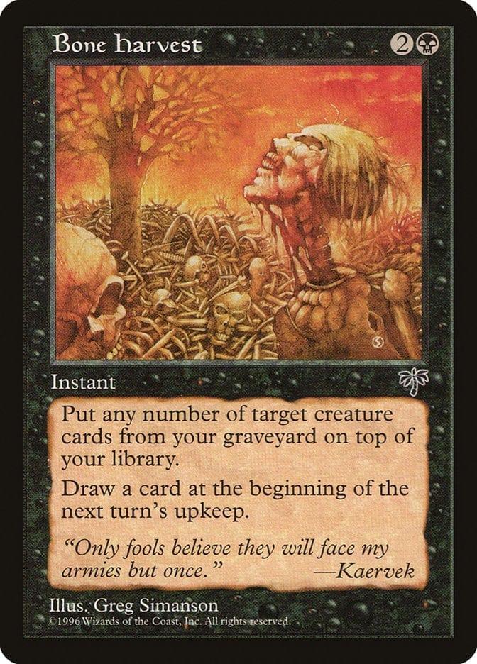 Magic: The Gathering MTG Single Bone Harvest [Mirage]