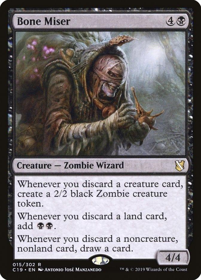 Magic: The Gathering MTG Single Bone Miser [Commander 2019]