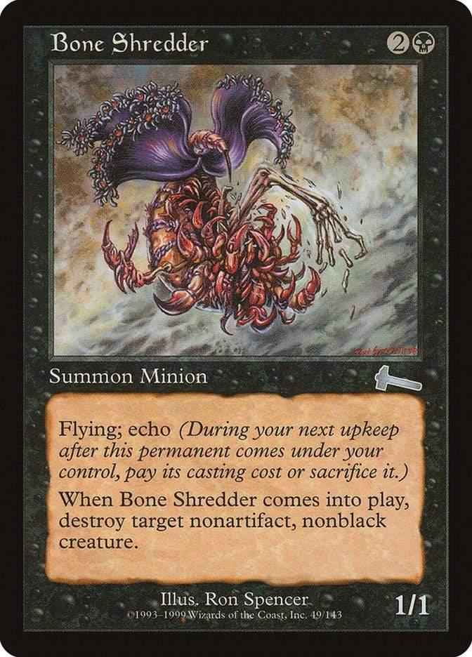 Magic: The Gathering MTG Single Bone Shredder [Urza's Legacy]