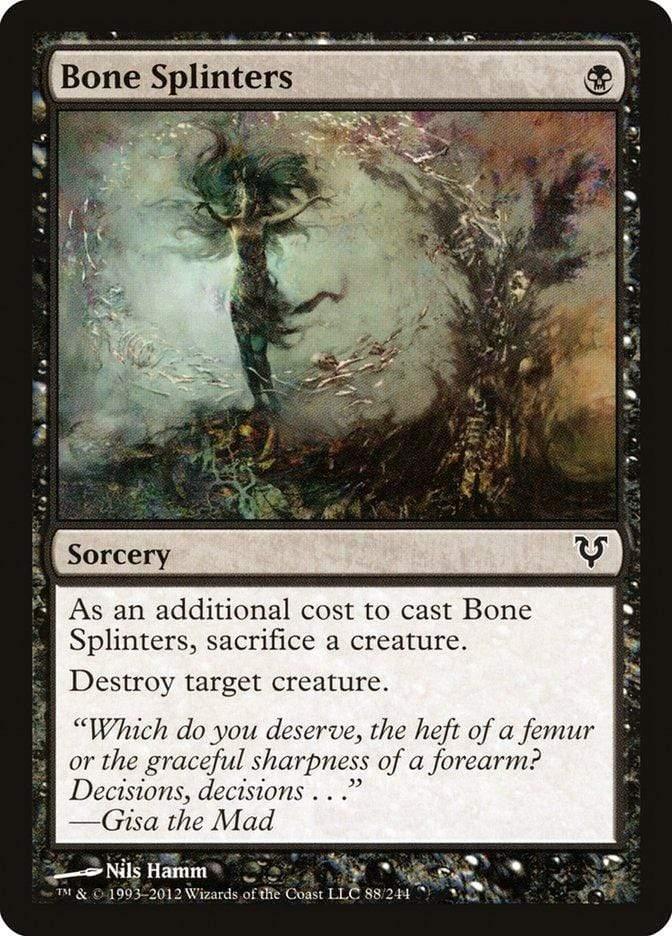 Magic: The Gathering MTG Single Bone Splinters [Avacyn Restored]