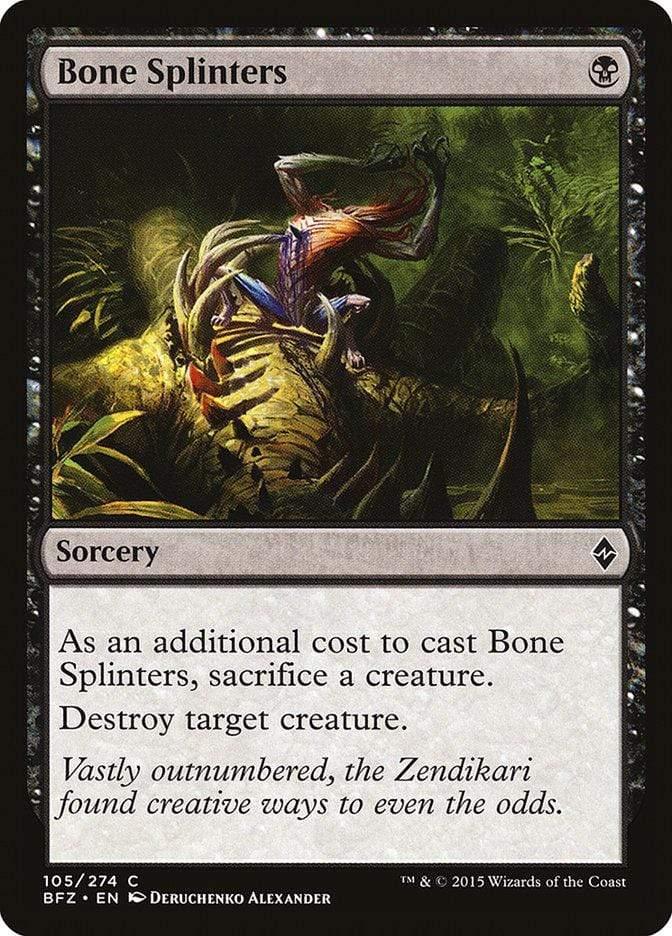 Magic: The Gathering MTG Single Bone Splinters [Battle for Zendikar]