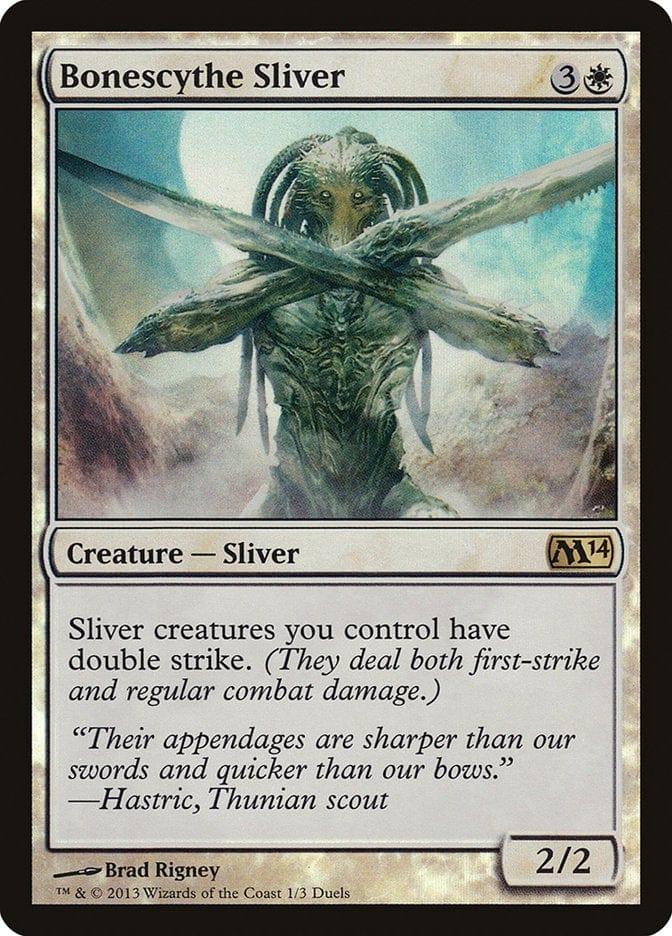 Magic: The Gathering MTG Single Bonescythe Sliver (Duels of the Planeswalkers Promos) [Duels of the Planeswalkers Promos 2013]