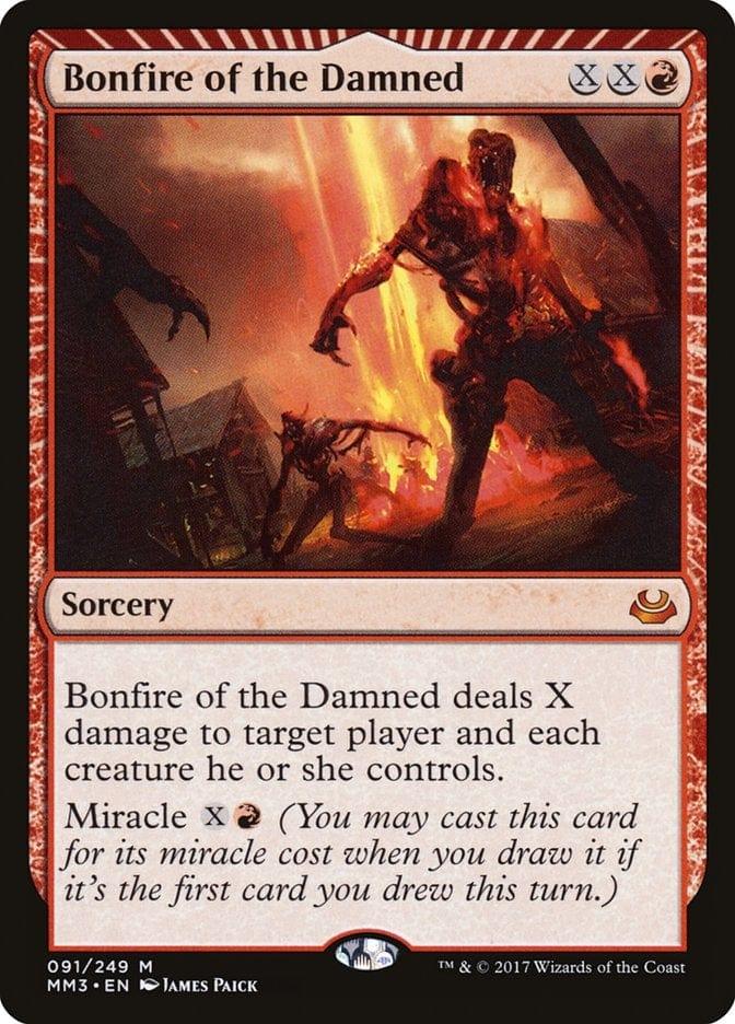 Magic: The Gathering MTG Single Bonfire of the Damned [Modern Masters 2017]