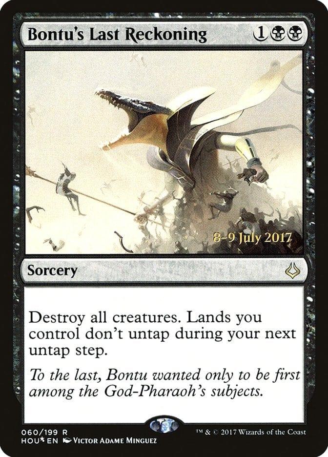 Magic: The Gathering MTG Single Bontu's Last Reckoning  [Hour of Devastation Prerelease Promos]