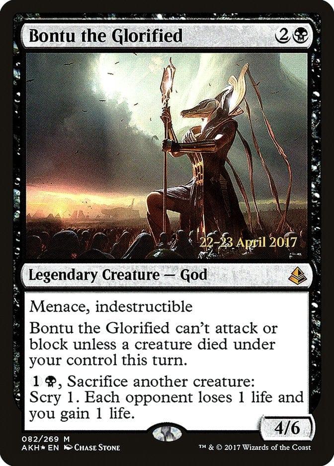 Magic: The Gathering MTG Single Bontu the Glorified  [Amonkhet Prerelease Promos]