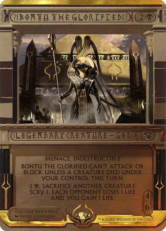 Magic: The Gathering MTG Single Bontu the Glorified (Invocation) [Amonkhet Invocations]
