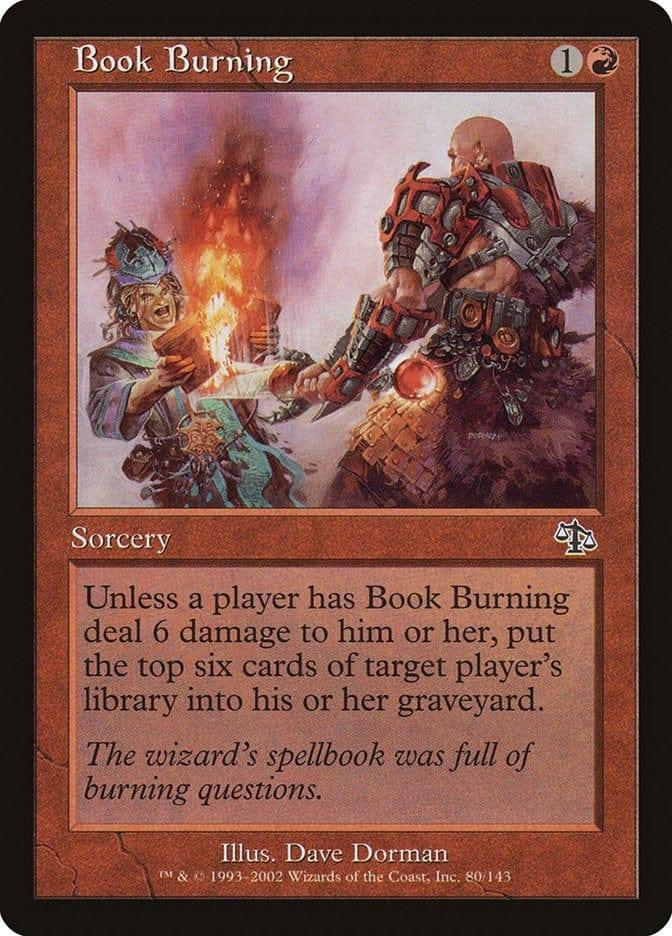 Magic: The Gathering MTG Single Book Burning [Judgment]