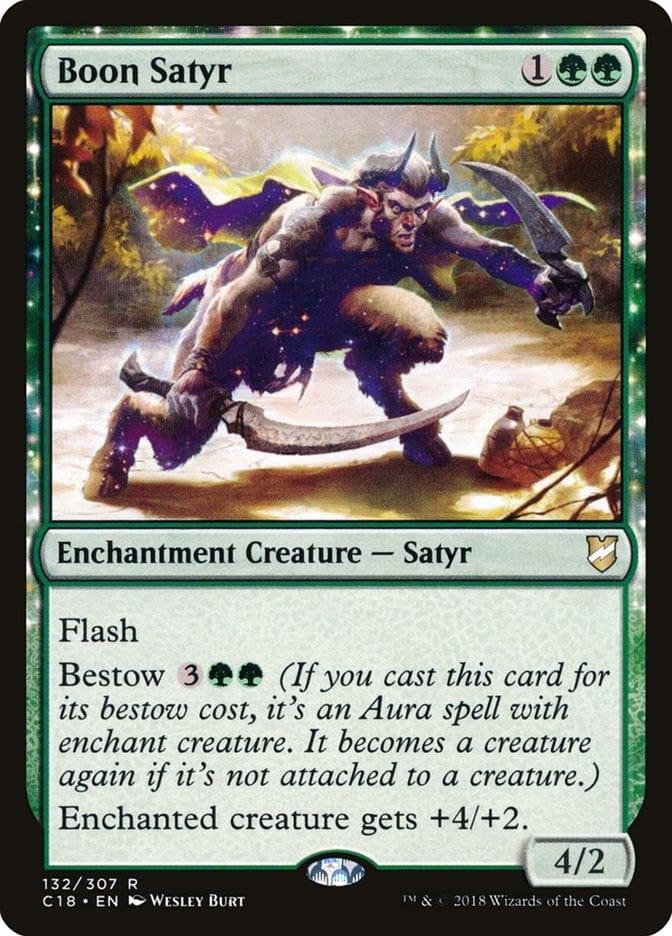 Magic: The Gathering MTG Single Boon Satyr [Commander 2018]