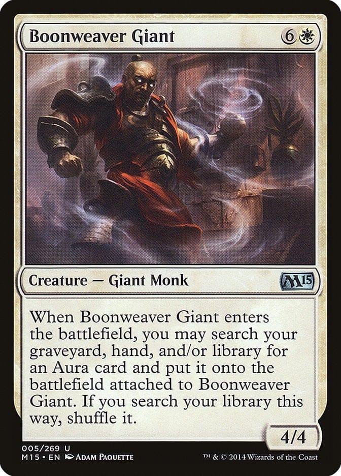 Magic: The Gathering MTG Single Boonweaver Giant [Magic 2015]