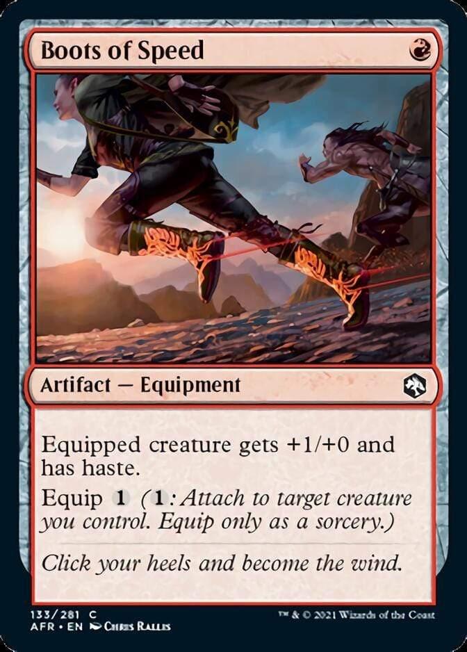 Magic: The Gathering MTG Single Boots of Speed [Dungeons & Dragons: Adventures in the Forgotten Realms]