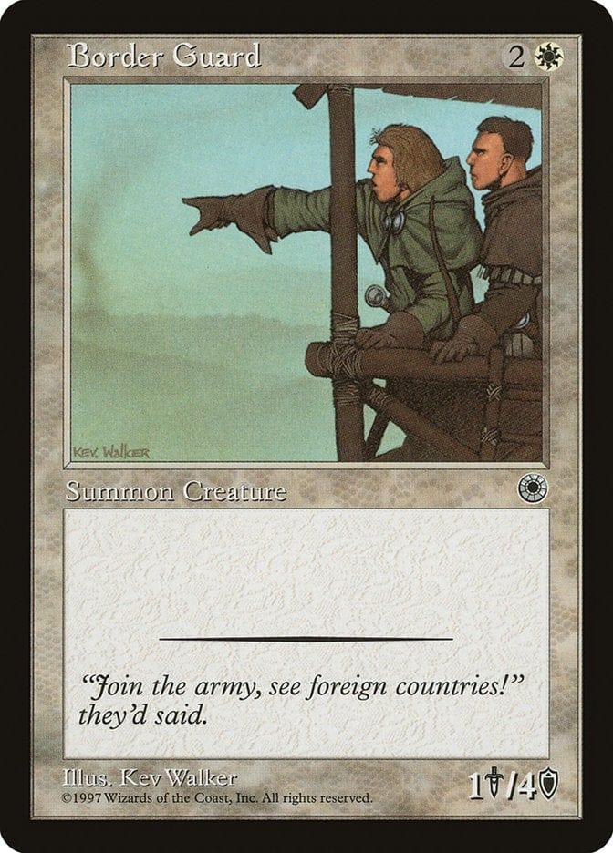 Magic: The Gathering MTG Single Border Guard [Portal]