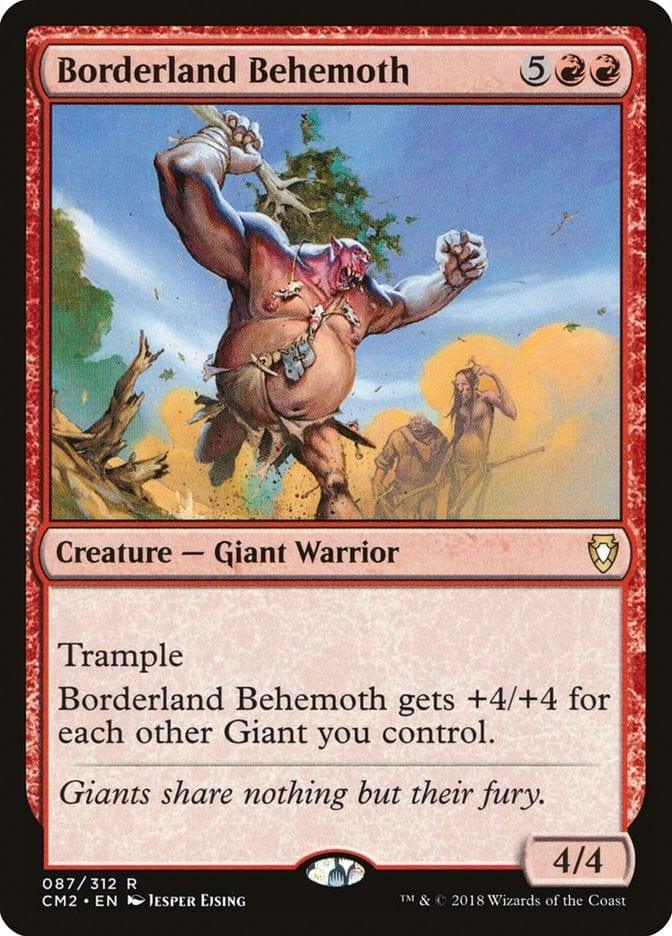Magic: The Gathering MTG Single Borderland Behemoth [Commander Anthology Volume II]