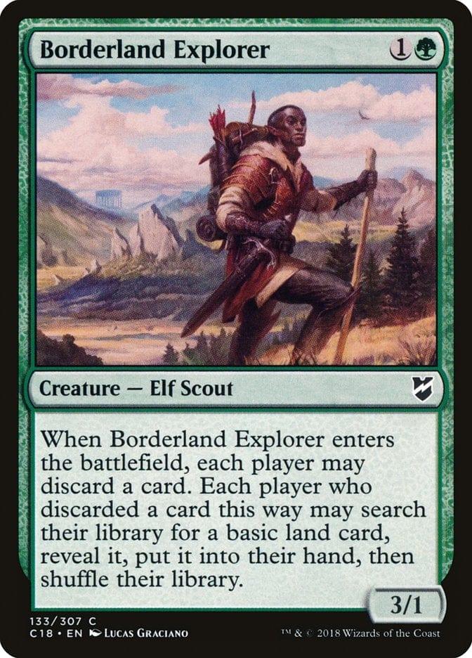 Magic: The Gathering MTG Single Borderland Explorer [Commander 2018]