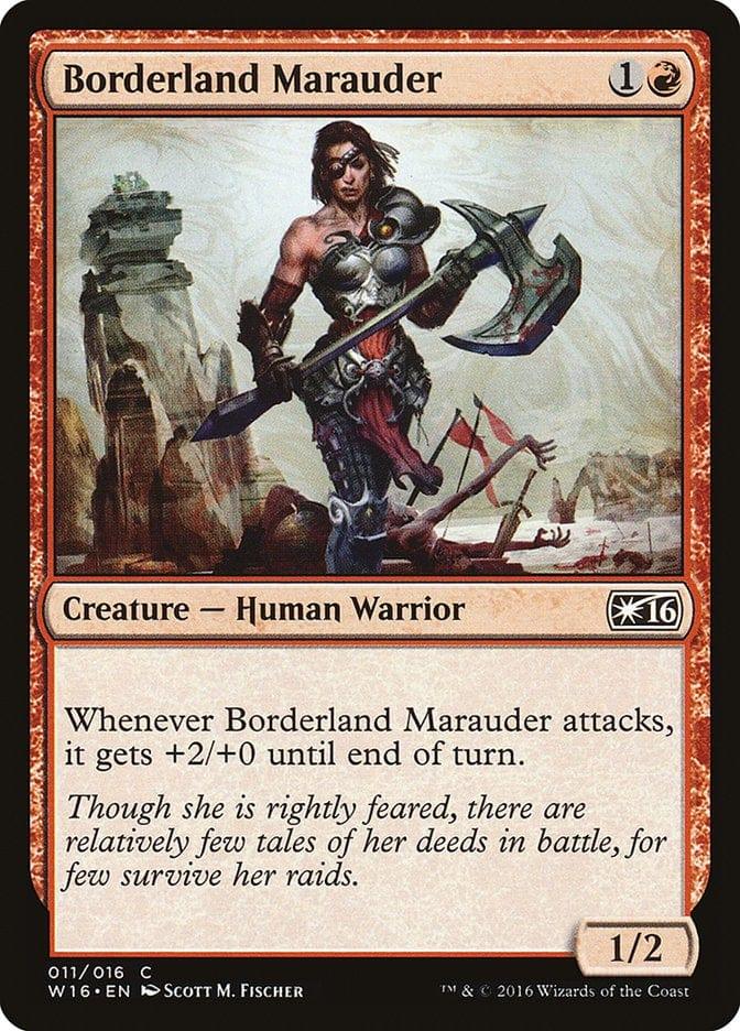 Magic: The Gathering MTG Single Borderland Marauder [Welcome Deck 2016]