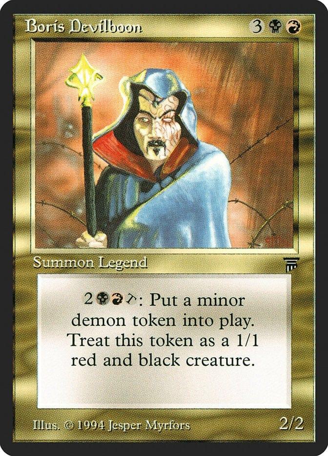Magic: The Gathering MTG Single Boris Devilboon [Legends]