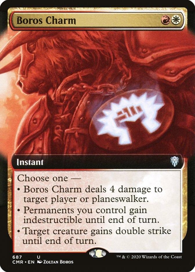 Magic: The Gathering MTG Single Boros Charm (Extended) [Commander Legends Extended]