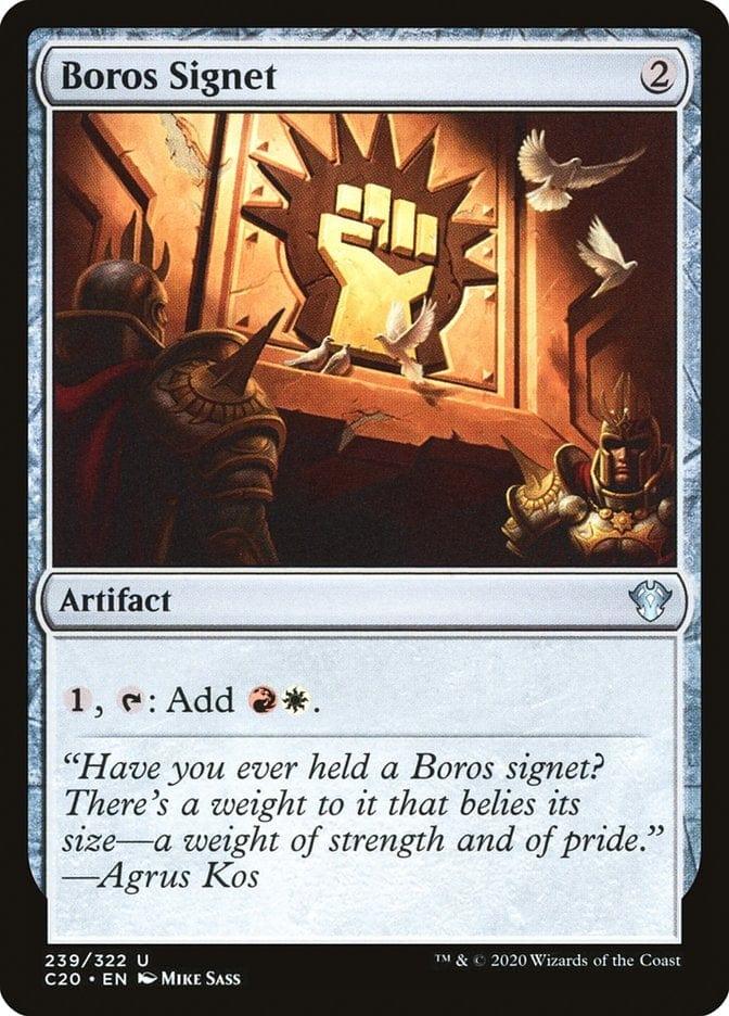 Magic: The Gathering MTG Single Boros Signet [Commander 2020]