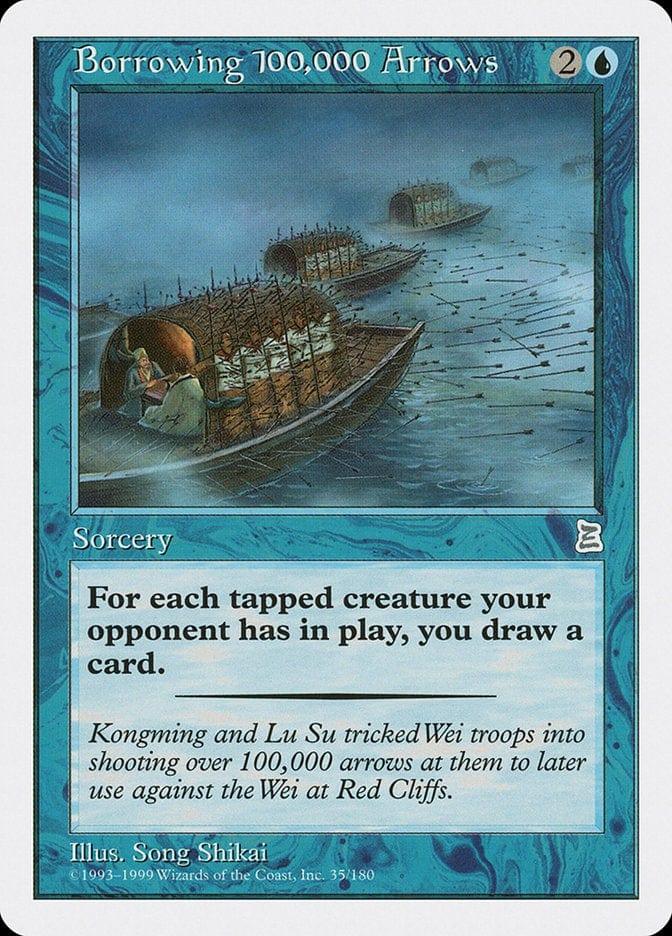 Magic: The Gathering MTG Single Borrowing 100,000 Arrows [Portal Three Kingdoms]