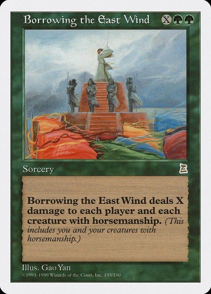 Magic: The Gathering MTG Single Borrowing the East Wind [Portal Three Kingdoms]