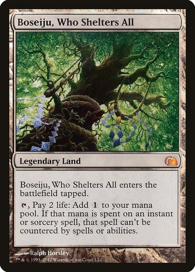 Magic: The Gathering MTG Single Boseiju, Who Shelters All [From the Vault: Realms]