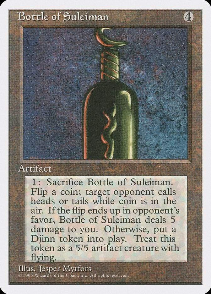 Magic: The Gathering MTG Single Bottle of Suleiman [Fourth Edition]