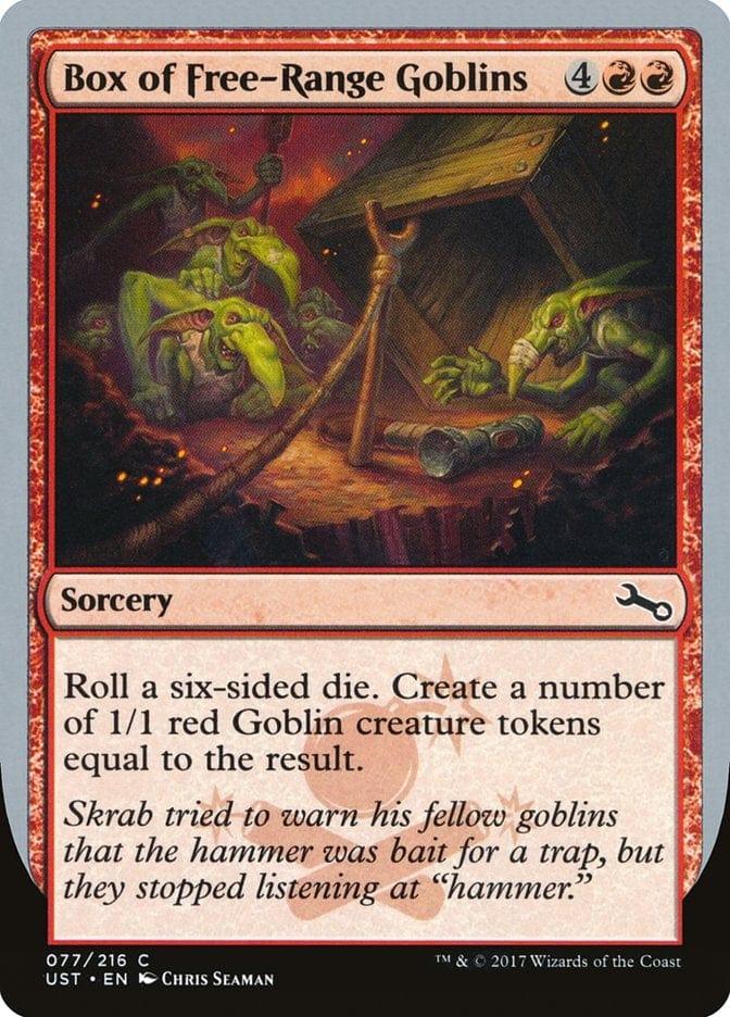 Magic: The Gathering MTG Single Box of Free-Range Goblins [Unstable]