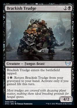 Magic: The Gathering MTG Single Brackish Trudge [Strixhaven: School of Mages]