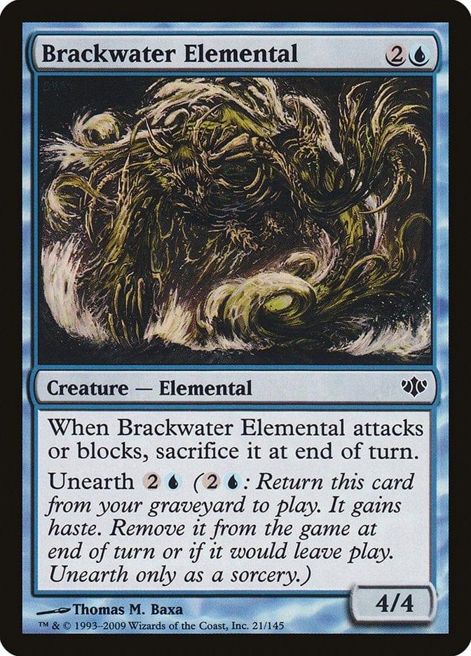 Magic: The Gathering MTG Single Brackwater Elemental [Conflux]