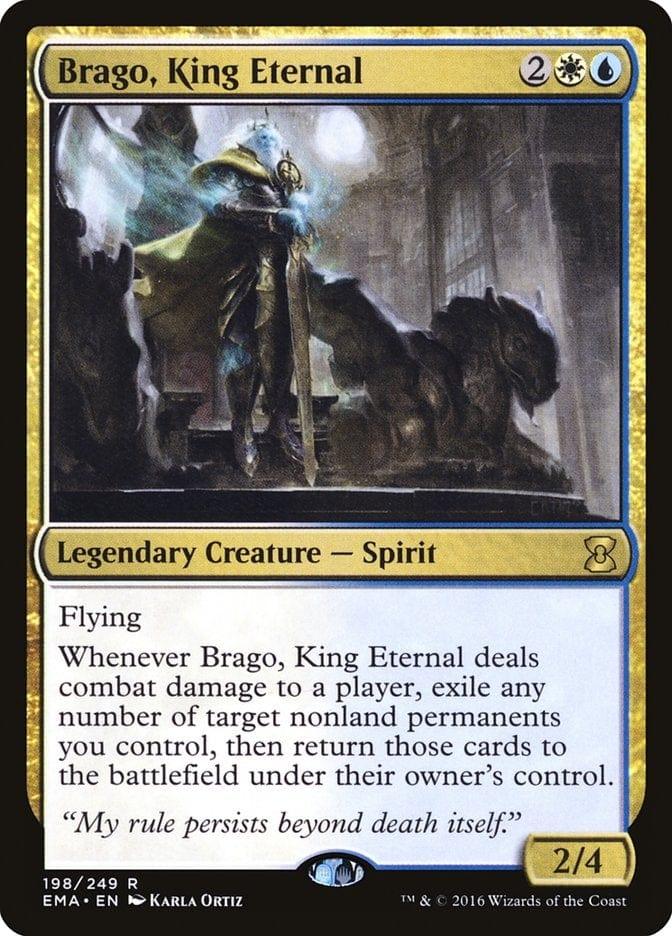 Magic: The Gathering MTG Single Brago, King Eternal [Eternal Masters]
