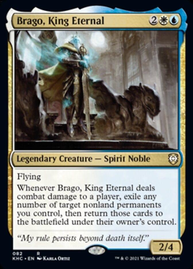 Magic: The Gathering MTG Single Brago, King Eternal [Kaldheim Commander]