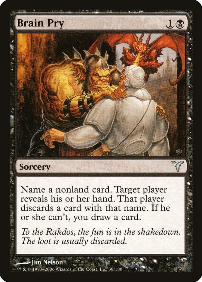 Magic: The Gathering MTG Single Brain Pry [Dissension]